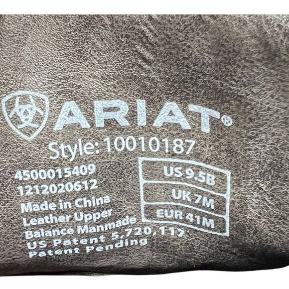 ARIAT Scout Paddock Women 9.5 English Riding Boot Brown Leather Ankle *READ* - Picture 13 of 15